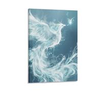 DHBANEIOK Phoenix Art Canvas Prints of Modern Stretched Giclee Artwork Pictures Paintings on Canvas Wall Art for Bedroom Home Office Decorations 24x36inch(60x90cm)