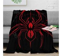 DHBANEIOK Spider Theme Blanket 3D Design Bed Blanket Bedding Decorative Throw Blanket Lightweight Cozy Plush For Living Room for Bed Couch Blanket Adult Kids 40x50inch(100x130cm)