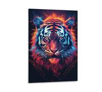 DHBANEIOK Tiger Wall Art Canvas Print Painting Wall Decor Set of Ornaments for Walls Bedroom Living Room 16x24inch(40x60cm)