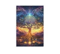 DHBANEIOK Tree of Life Art - The Canvas Prints of Reproduction Artwork Pictures on Canvas Wall Art for Home Office Decorations 24x36inch(60x90cm)