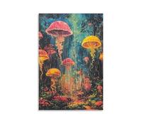 DHBANEIOK Weird Worlds Print, Canvas Wall Art, Pictures for Living Room And Bedroom, Prints for Special Occasions 20x30inch(50x75cm)