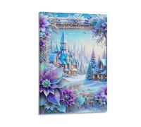 DHBANEIOK Winter Wonderland_2 Poster Artwork Giclee Canvas Prints Modern Wall Art Picture Wall Hanging for Bedroom Living Room Decor 16x24inch(40x60cm)