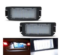 DHCN 2Pcs LED License plate light for H-yundai I20 V-eloster FS XG 30 T-erracan HP Coupe GK 12V White No error for K-ia P-icanto Rio Soul