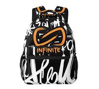 DHCUTE Casual Backpack Infinite_Eyes_Lists Large Capacity Schoolbag Shoulders Bag Daypack For Adults And Children, Black, One Size, Daypack Backpacks