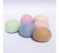 DHDecor Decorative Easter Eggs, Felted Eggs Made of 100% Wool Colorful Eggs, Tiered Tray Filler, Spring Decoration
