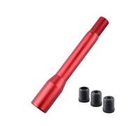 DHDYJSA Car Shift Stick Lever Handle 130mm 170mm Car Manual Gear Shift Shifter Lever Knob Extension Rod Stick Adapter 8mm 10mm 12mm Universal(17cm Red)