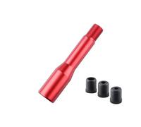 DHDYJSA Car Shift Stick Lever Handle 130mm 170mm Car Manual Gear Shift Shifter Lever Knob Extension Rod Stick Adapter 8mm 10mm 12mm Universal(13cm Red)