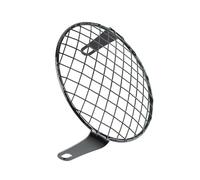 DHDYJSA Grill Guard Head Light Cover 5.75 Motorcycle Aluminum Universal Retro Round Headlight Cover Vintage Grill Headlamp Mesh Protector For Chopper For Bobber(Style 1)