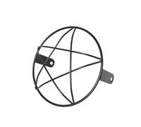 DHDYJSA Motorcycle Headlight Grill For Universal Headlight Protector Cover Metal Retro Motorcycle HeadLamp Mesh Grille Lampshade(Army green)