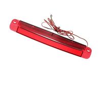 DHDYJSA Rear High Level 3rd Brake Tail Lamp 12V 18 Universal LED Car Rear Tail Third Brake Stop Light Reversing Lights High Mount(Red Shell)