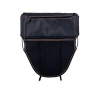 DHDYJSA Tail Bags Rear for Motorcycle Seat Bucket Sundries Bag Zipper PU Leather Tool Storage Rear Pouch Motorbike Parts Panniers Moto(S)