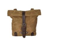 DHDYJSA Tail Bags Rear for Waterproof Motorcycle Backpack Vintage Saddlebags Canva Motorbike Side Bag Large Capacity Retro Saddle Panniers Moto(Khaki)