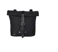 DHDYJSA Tail Bags Rear for Waterproof Motorcycle Backpack Vintage Saddlebags Canva Motorbike Side Bag Large Capacity Retro Saddle Panniers Moto(Black)