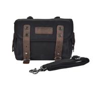 DHDYJSA Tail Bags Rear Waterproof Motorcycle Side Bag Universal Retro Rear Seat Motorbike Tail Electric Vehicle Hanging for CM300 500 Panniers Moto(Black)