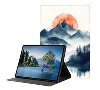 DHEEBFWE Case for iPad Air 3 10.5" 2019/iPad Pro 10.5" 2017,Slim PU Leather Cover Adjustable Stand Auto Wake/Sleep,Landscape Mountain