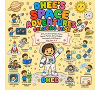 Dhee's Space Adventure Coloring Book: 30 Fun Coloring Pages About Rockets, Planets, Astronauts, Space Exploration, and Galactic Adventures for Kids Ages 4-8 (Dhee's Learning Adventures)