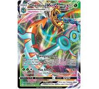 Dhelmise VMAX 010/072 Rare VMAX Pokemon Card (Shining Fates) + 1x TitanCards® Toploader