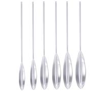 DHER Trout Fishing Set Slow Float Bait Launching Aids Long Range Slow Sinking Fishing Lure 6 Pieces (6g, 8g, 10g, 12g, 15g, 20g) Anti-Tangle Casting Aids