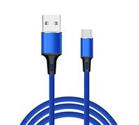 DHERIGTECH USB BATTERY CHARGER FABRIC BRAIDED CABLE FOR Huawei Y7 / Y6 / Y3 / Y9 2018, P8 / P9 Lite, Honor 8X / 8X Max, Honor 7C / 7X Smartphone (3 METER)