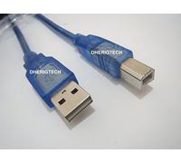 DHERIGTECH USB Data Printer cable for Epson LX-350 A4 Mono Dot Matrix Printer