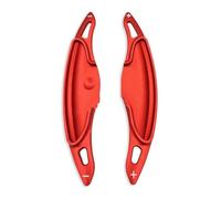 DHEWUFH for Hyundai for I30 for N-Line for Veloster Shift Paddles Car Steering Wheel Shifter Paddle Extender Sticker Shifter Paddles(Red)