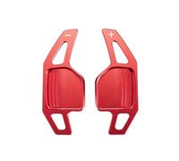 DHEWUFH for Skoda for Octavia for A5 MK2 1Z for Superb 2009-2012 Car Steering Wheel Shift Paddle Extension Shifters Gear Stickers Shifter Paddles(for Type A Red)