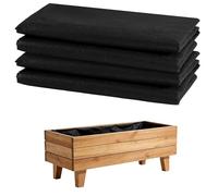 DHFUCNKO 162cm x 210cm Fabric Liner for Large Veg Trough Outdoor Raised Bed Planter, Non Woven Fabric Plant Liners, Replacement Plant Trough Liners for Vegetables, Flowers, Plants