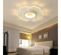DHGIE Flower Ceiling Lamp Comely Ceiling Light Dimmable LED Ceiling Lighting 28W 2240LM, 3000K-6000K Acrylic Modern Lighting Fixture With Remote Control For Living Room Bedroom (Size : 64cm)