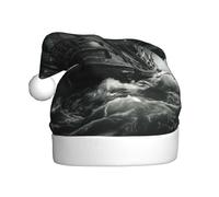 DHGJHGN Old Pirate Ship In The Sea Print Christmas Hat,Xmas Party Decoration And Accessories,New Year Festive Headwear