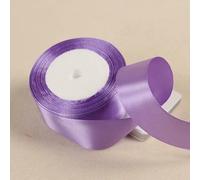 DHGLX Purple Lavender Violet Satin Ribbons Christmas Wedding Romantic Silk Ribbon DIY Handmade Crafts 6-10-15-20-25-40-50mm Ribbons
