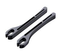 DHGVOS 2Pcs Car Seat Gap Plug for VW Tiguan, Seat Side Seam Plug Strip Spacer Slot Storage Organizer Prevents Falling Accessoire,A Black