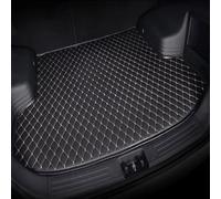 DHGVOS Car Boot Liners Mats for Peugeot e-5008 2024-, Trunk Cargo Storage Carpet Liner Mat Boot Liner Mats Anti-Scratch Accessories,D Black Beige