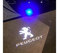 DHGVOS Car Door Welcome Light for Peugeot RCZ 2010, Car Door Projector Lights Entry Lighting Puddle Waterproof Accessories HD Sill Welcome Lights,B four-B