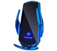 DHGVOS Car Phone Holder for Lexus UX 200 / UX 250h / UX 300e, Wireless Charging Mobile Phone Bracket Fully Automatic Induction Bracket Interior,D Blue