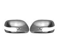DHGVOS Car Wing Mirror Covers Caps for Toyota Avensis T250 2003-2008, Side Mirror Caps Protective Case Sun Proof And Scratch Resistan Car Accessories,C Silver plating-half pack