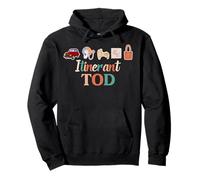 DHH Teacher Deaf Community Hard Of Hearing Itinerant TOD Pullover Hoodie