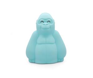 DHINK - Gorilla LED Night Light - Silicone Night Lamp for Baby and Children's Bedroom - Bedside Lamp for Children - Newborn Gift, Blue
