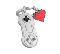 Dhink Unisex Adult, Keychain, Chrome, One Size, Chrome, X