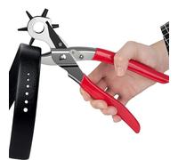 DHinkyoung Leather Hole Punch,Heavy Duty Revolving Eyelet Punch,Handy Belt Piler Professional Piler Tool for Belts, Canvas, Soft Plastics,Shoes, Cards, Watch Bands,Pet Collars