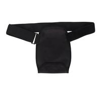 DHinkyoung Pouch Cover Holder for Ostomy Bag with Adjustable Fixation Band, Waterproof Shower Cover for Ostomy Pouch, for Elderly People with Mobility to Avoid Embarrassment (Black)