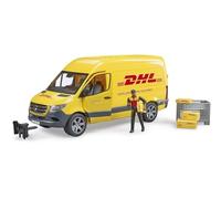 DHL Van - Driver Figure Included, Opening Doors And Realistic Accessories