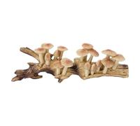 DHliIQQ Resin Mushroom Wood Sculpture Living Room Desk Wall Ornaments Artwork Decor Statue Mushroom Furnishin F2H6 Crafts