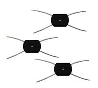 DHliIQQ String Trimmer Head,1/3PCS Universal Grass Strimmer Head,Electric Weeder Head Replacement Steel Wire Line Trimmer Wire Weed Trimmer Head Weed Wacker Attachment