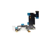 DHLK® Charging Dock connector compatible with iPhone 6S Plus - Charging Port Flex Cable, White (A1634, A1687, A1699)