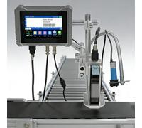 DHMYDPDZ 12.7mm/25.4mm Industrial Inkjet Printers, Small Printer Inkjet Coder. Portable Smart Printer & Commercial Automatic Coding Machine for Production Line,Printing Lot Codes 25.4mmwithoutink