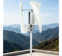 DHMYDPDZ 12V 24V 48V 3000W Helical Design Windmill for Home,Boats,Street Lighting, Vertical Axis Wind Turbine Generator, with MPPT Controller, Low Noise Magnetic Levitation Wind Turbine 3000W-24V