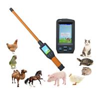 DHMYDPDZ Pet Microchip Scanner Reader, Handheld Universal RFID Tag Identifier Animal Ear Tag Stick Scanner with Bright 480x320 LCD Display, Store Up to 20000 Datas,for FDX-B, FDX-A, HDX ISO11784/85