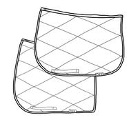 DHN style saddle pad for JUMPING / DRESSAGE for horse / pony, handmade and customizable