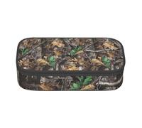 Dhnblqdp Cold Tree Camouflage Print Large Pencil Case for Boys Girls, Big Pencil Bag Pen Pouch Stationery Organizer Makeup Bag for Adults Office Supplies