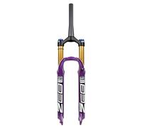 DHNCBGFZ 26/27.5/29 Inch Mountain Bike Suspension Fork Rebound Adjust 140mm Travel 1-1/2 Tapered Bicycle Air Fork 9 * 100mm QR Manual/Remote Lockout XC AM(Tapered,27.5in)